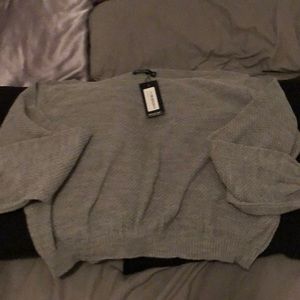 Grey nasty gal sweater new with tags